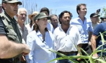 Patricia Bullrich y Gustavo Sáenz iniciaron la construcción del alambrado en la frontera con Bolivia