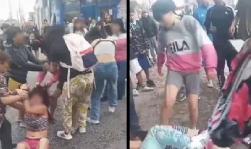 Batalla campal: decenas de alumnas de un colegio secundario protagonizaron una violenta pelea