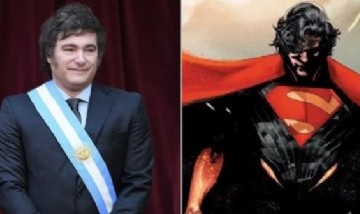 Javier Milei se comparó con Superman y desató una ola de críticas en redes sociales