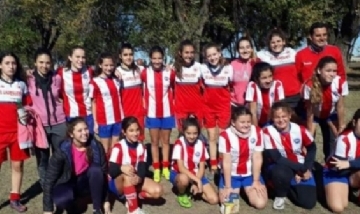 Jugadoras de Fútbol Femenino, Club Provincial. Rosario, Santa Fé.