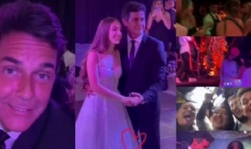 Así fue la impresionante fiesta de 15 de Olivia, la hija mayor de Mariano Martínez