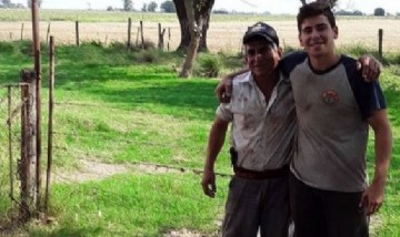 Juan y Cacho desde Alcorta, Santa Fe.