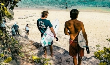 Juan y Fede disfrutando sus vacaciones en Brasil