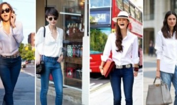 Trucos de estilo para elevar un look con camisa blanca y jeans en esta temporada