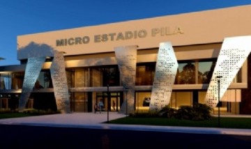 El intendente de Pila anunció la construcción de un nuevo microestadio municipal