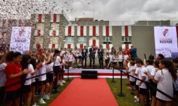 River Plate inauguró un nuevo edificio para su colegio con capacidad para más de 1000 chicos