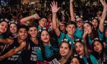 La promo 20 del colegio Dichiara de Río Cuarto, Córdoba.