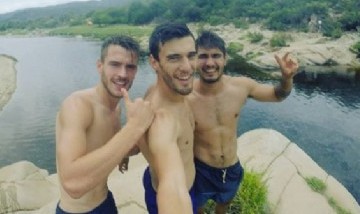 Blas, Maxi y Gastón, San Marcos Sierra, Córdoba.