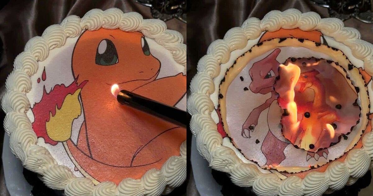 Esta torta viral está estallando en las redes sociales, captando la atención de todos los usuarios, ya que, a diferencia de las tradicionales, esta se prende fuego, exponiendo un reservado mensaje.